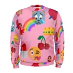 girly Emoji  Men s Sweatshirt