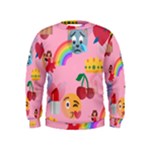 girly Emoji  Kid s Sweatshirt