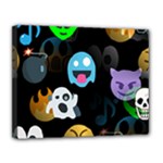 halloween Emoji  Canvas 14  x 11  (Stretched)