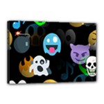 halloween Emoji  Canvas 18  x 12  (Stretched)