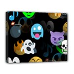 halloween Emoji  Deluxe Canvas 20  x 16  (Stretched)