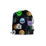 halloween Emoji  Drawstring Pouch (Medium)