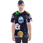 halloween Emoji  Men s Sport Mesh Tee