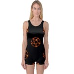 Pentagram One Piece Boyleg Swimsuit