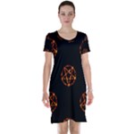 Pentagram Short Sleeve Nightdress