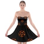 Pentagram Strapless Bra Top Dress