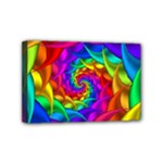 Psychedelic Rainbow Spiral Mini Canvas 6  x 4  (Stretched)