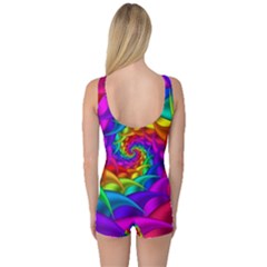 One Piece Boyleg Swimsuit 