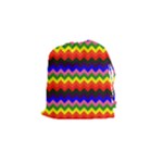 Rainbow Chevron Drawstring Pouch (Small)