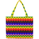 Rainbow Chevron Mini Tote Bag