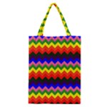 Rainbow Chevron Classic Tote Bag