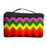 Rainbow Chevron Cosmetic Storage Case