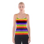 Rainbow Chevron Spaghetti Strap Top