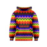 Rainbow Chevron Kid s Pullover Hoodie