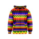 Rainbow Chevron Kids Zipper Hoodie