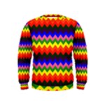 Rainbow Chevron Kid s Sweatshirt