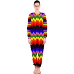 Rainbow Chevron OnePiece Jumpsuit (Ladies)