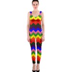 Rainbow Chevron OnePiece Catsuit