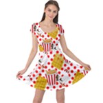 Chicken and Waffles Cap Sleeve Dress