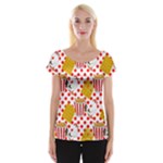 Chicken and Waffles Women s Cap Sleeve Top