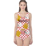 Chicken and Waffles One Piece Swimsuit