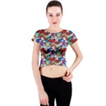 Pills drugs Crew Neck Crop Top