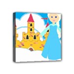 Elsa Frozen Mini Canvas 4  x 4  (Stretched)