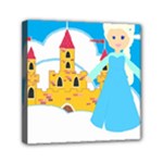 Elsa Frozen Mini Canvas 6  x 6  (Stretched)