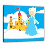 Elsa Frozen Canvas 24  x 20  (Stretched)