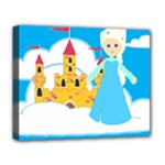 Elsa Frozen Deluxe Canvas 20  x 16  (Stretched)