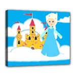 Elsa Frozen Deluxe Canvas 24  x 20  (Stretched)