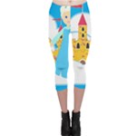 Elsa Frozen Capri Leggings 