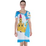 Elsa Frozen Short Sleeve Nightdress