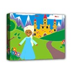 black Elsa Frozen Deluxe Canvas 14  x 11  (Stretched)