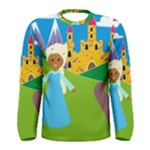 black Elsa Frozen Men s Long Sleeve T-shirt