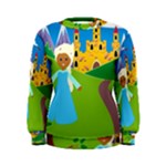 black Elsa Frozen Women s Sweatshirt