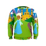 black Elsa Frozen Kid s Sweatshirt