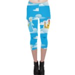 snow queen Capri Leggings 