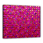 Polka Dot Sparkley Jewels 1 Canvas 24  x 20 