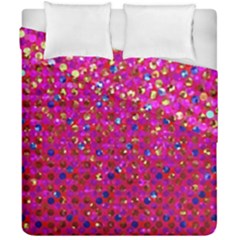 Polka Dot Sparkley Jewels 1 Duvet Cover (Double Size) from ArtsNow.com