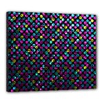 Polka Dot Sparkley Jewels 2 Canvas 24  x 20 