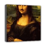 Movember Mona Lisa Mini Canvas 8  x 8  (Stretched)