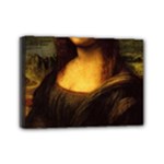 Movember Mona Lisa Mini Canvas 7  x 5  (Stretched)