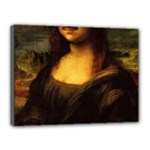 Movember Mona Lisa Canvas 16  x 12  (Stretched)