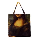 Movember Mona Lisa Grocery Tote Bag