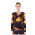 Movember Mona Lisa Women s Long Sleeve T-shirt