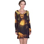 Movember Mona Lisa Long Sleeve Nightdress