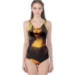 Movember Mona Lisa One Piece Swimsuit