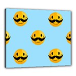 Movember emoji Canvas 24  x 20  (Stretched)