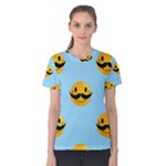 Movember emoji Women s Cotton Tee